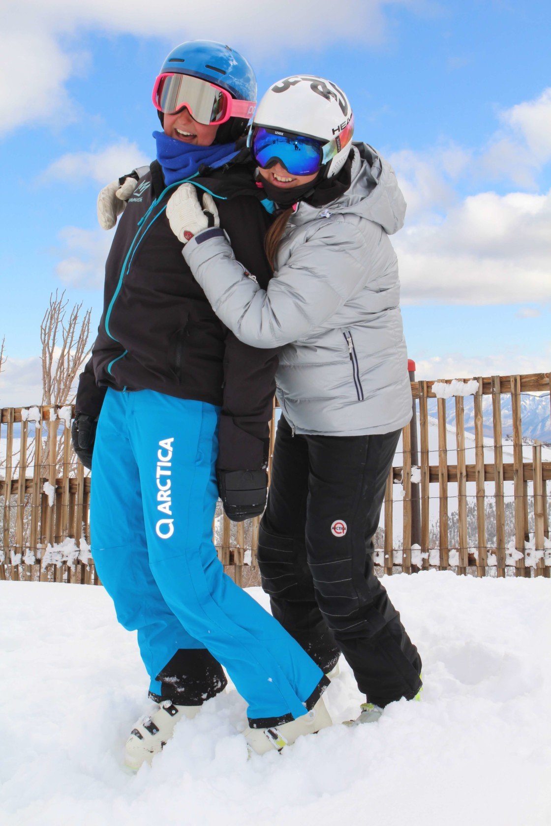 Mother and Daughter keep it all in the family with Arctic apparel for both.