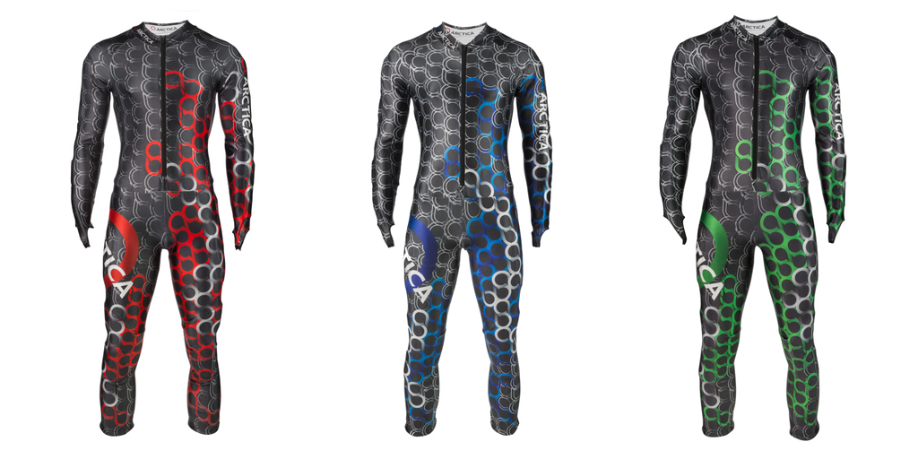 Arctica Champ GS Speed Suits in Red, Blue and Lime