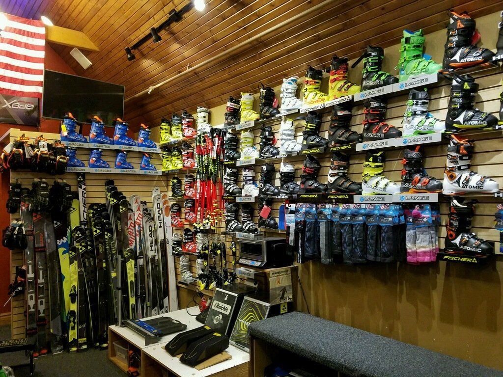 Race skis, ski boots, bindings, poles and gloves at Breckenridge's only race ski shop - A Racer's Edge .